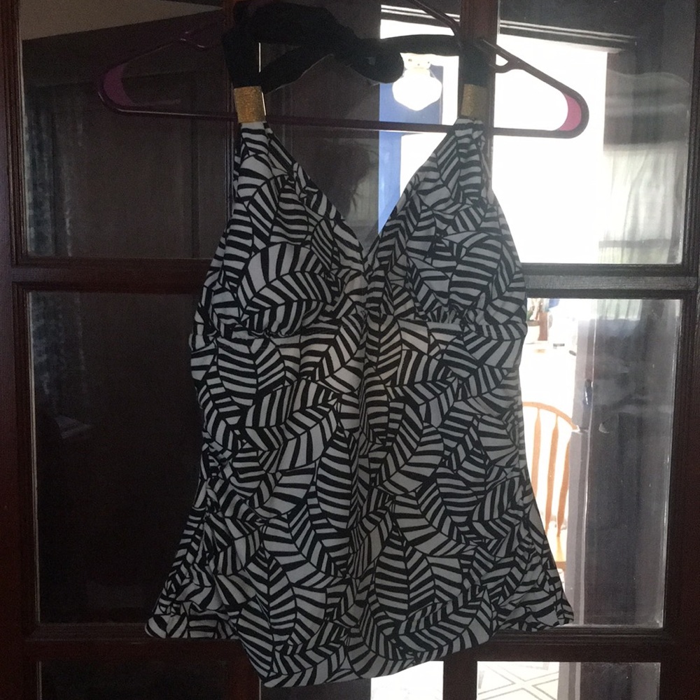 Tanking swim top